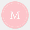 Search for pink monogrammed stickers Classic