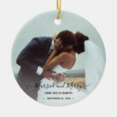 Search for bride and groom christmas tree decorations For her