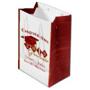 Search for red and gold gift bags Graduation