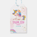 Search for unicorn gift tags Magical rainbow party