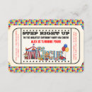 Search for vintage circus invitations Ticket