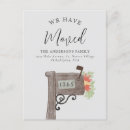 Search for mailbox invitations Change of address