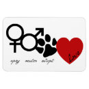 Search for rescue dogs rectangular magnets Cat