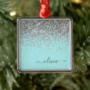 Search for aqua christmas tree decorations Girly