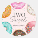 Search for 2nd birthday party stickers Two sweet birthday