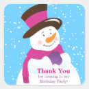 Search for winter wonderland thank you stickers Onederland