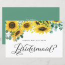 Search for sunflower bridesmaid cards Bridal party