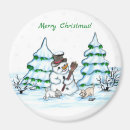 Search for snowman magnets Dog