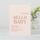 Search for hello baby shower invitations Modern