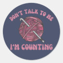 Search for funny crochet stickers Yarn