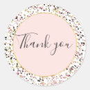 Search for gold confetti thank you stickers Dots