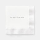 Search for coined napkins White