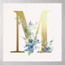 Search for initial m posters Watercolor