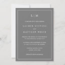 Search for dark grey invitations Simple