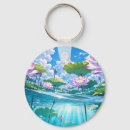 Search for water lily rounded key rings Zen