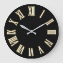 Search for black and gold clocks Metallic