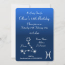 Search for zodiac sign invitations Night sky