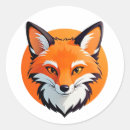 Search for orange fox stickers Wildlife
