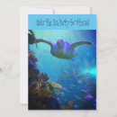 Search for water turtle invitations Under the sea