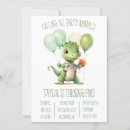 Search for alligator party invitations Blue
