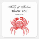 Search for vintage crab stickers Seafood