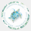 Search for beach address stickers Tropical