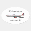 Search for airline stickers funny