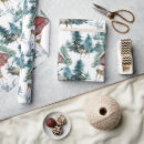 Search for snowy trees wrapping paper Pattern
