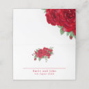 Search for red rose place cards Elegant