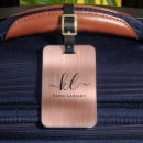Search for rose gold luggage tags Script