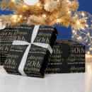 Search for happy anniversary wrapping paper Black
