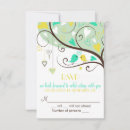 Search for green and yellow invitations Cute