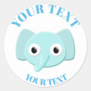 Search for elephant drawing stickers Blue