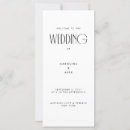 Search for art deco wedding programs Typography
