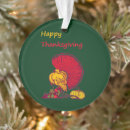 Search for thanksgiving turkey christmas tree decorations Red