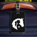 Search for horse luggage tags Cowgirl