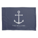 Search for nautical anchor pillowcases Blue