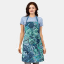 Search for blue flower aprons Garden