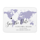 Search for purple save the date magnets Lavender