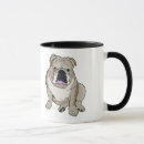 Search for english bulldog mugs Illustration