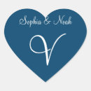 Search for heart shaped wedding stickers Rsvp