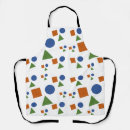 Search for shapes aprons Colourful geometric shapes