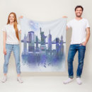 Search for new york city skyline blankets Steampunk
