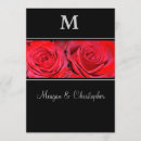 Search for black red silver invitations Floral