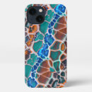 Search for abstract stained glass iphone cases Blue