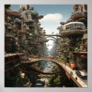 Search for flying car posters Cityscape