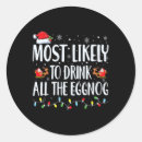Search for eggnog stickers Winter