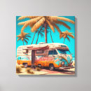 Search for palm tree canvas prints Vintage