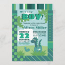Search for dinosaur egg invitations It's a boy