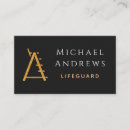 Search for pool lifeguard business cards Lifesaver